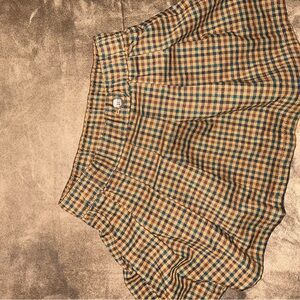 Youth Girls Old Navy Plaid Checkered Shorts